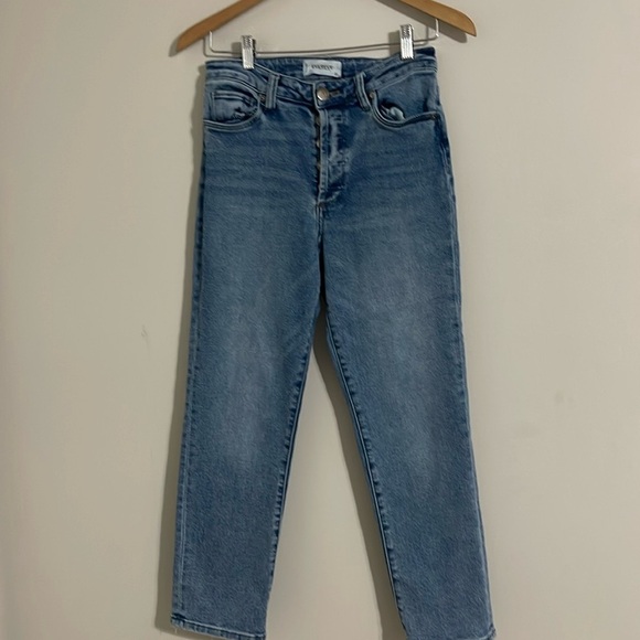 Evereve the ever straight high rise  button fly jean 27 - Picture 1 of 9